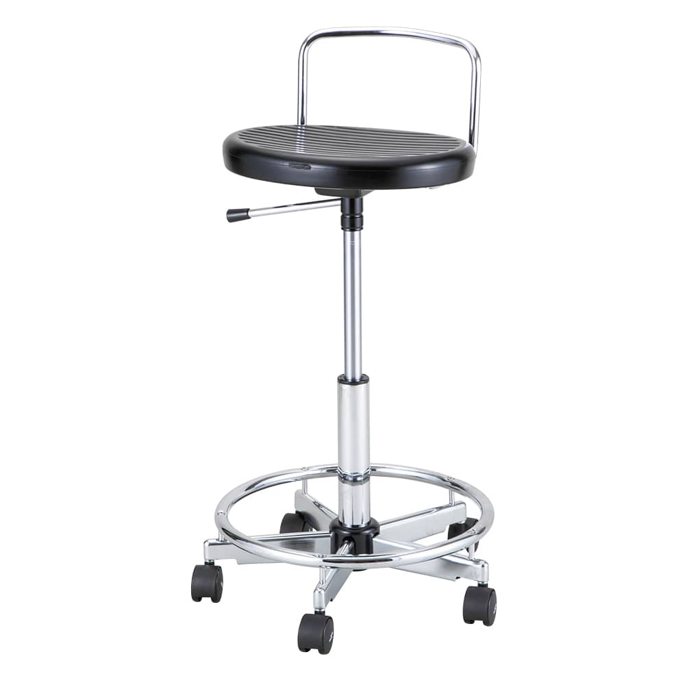 アズワン クリーンルーム用チェアー 背有り リング有りCC-100BR 1個 (ご注文単位1個) 【直送品】