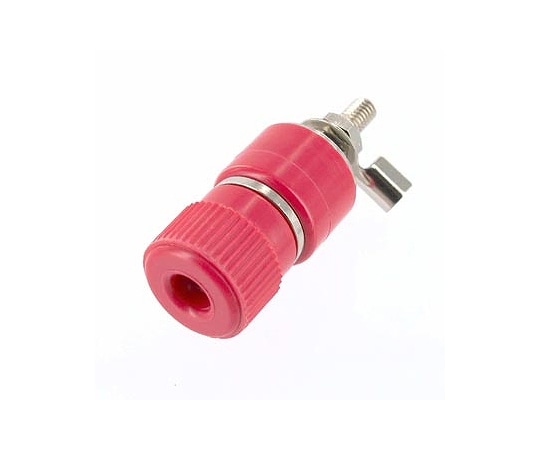 サトーパーツ 絶縁ターミナル 3.8mm 取付孔Φ10.5mm 赤T-12-16-R 1個 (ご注文単位1個) 【直送品】