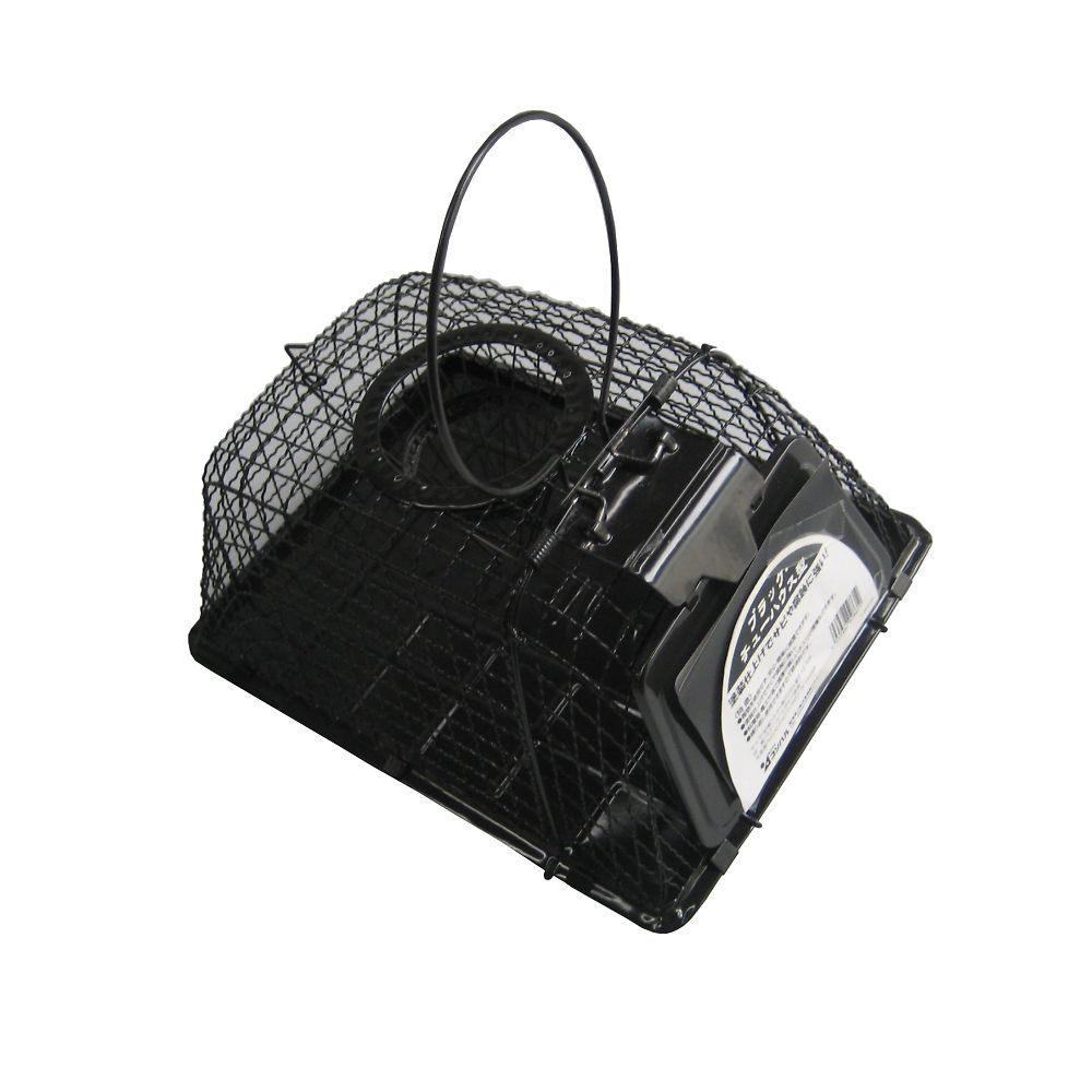 アサノヤ産業 コンパル ネズミ捕り器 ブラック チューハウス型 1個 (ご注文単位1個) 【直送品】