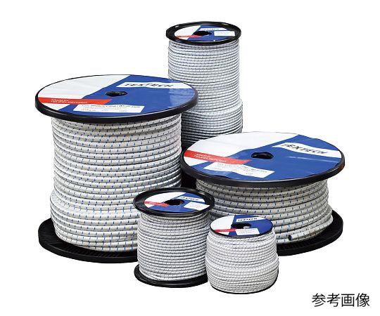 Tex Technology ショックコード 50m巻 白 Φ3mm110442 1巻 (ご注文単位1巻) 【直送品】