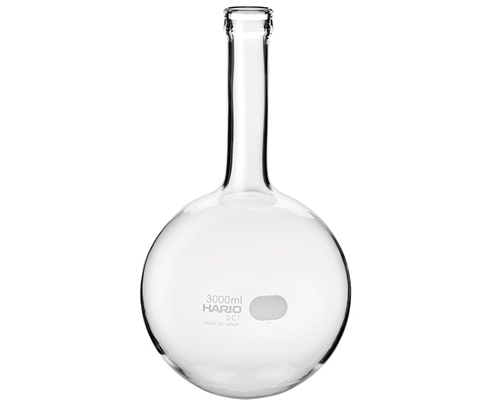 HARIO 丸底フラスコ 3000mLMF-3L 1個 (ご注文単位1個) 【直送品】