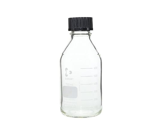 DWK Life Sciences ねじ口瓶丸型 (デュラン (R) ) 黒キャップ付 750mL017200-7502A 1本 (ご注文単位1本) 【直送品】