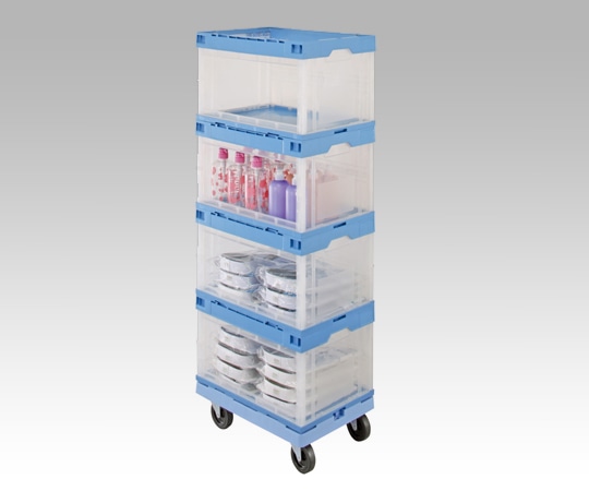 セキスイ 窓アキ透明オリタタミコンテナ プラキャリーOC-50N用 1台 (ご注文単位1台) 【直送品】