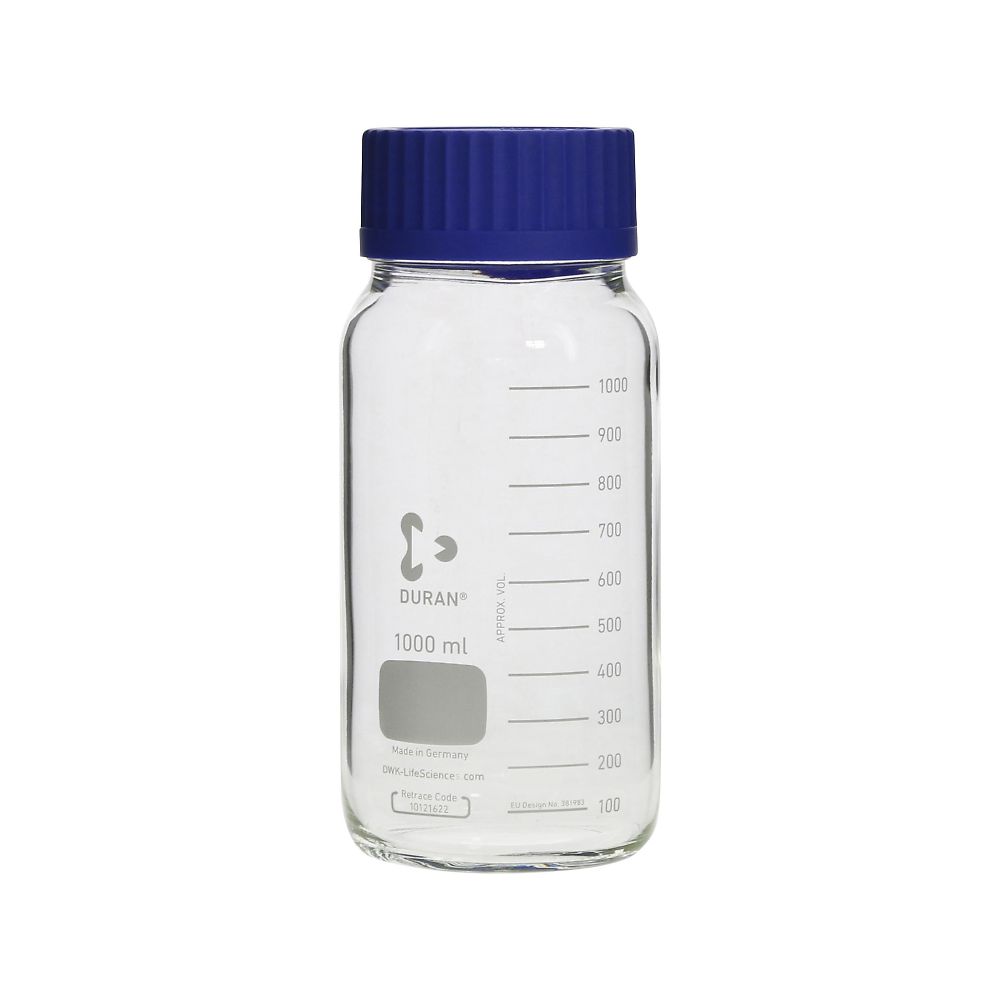 DWK Life Sciences 広口ねじ口瓶 デュラン (R) 1000mL017250-1000A 1本 (ご注文単位1本) 【直送品】