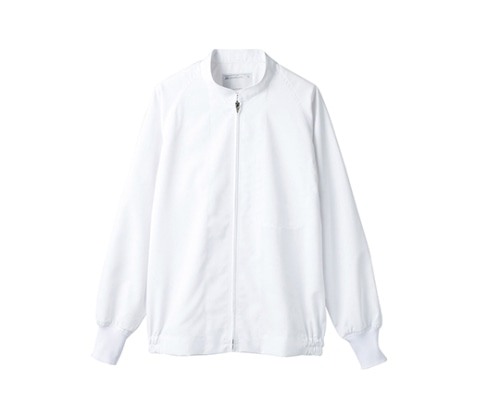 住商モンブラン ジャンパー 男女兼用 長袖 白 エコ8-411 L 1枚 (ご注文単位1枚) 【直送品】