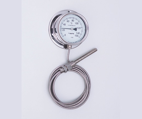 佐藤計量器製作所 隔測式温度計 (壁掛式) 0～50℃LB-100S 1台 (ご注文単位1台) 【直送品】