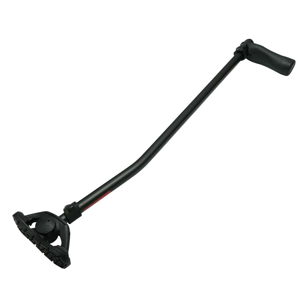 Dynamo 歩きやすいステッキ (ビッグフットタイプ) BigFootCane Black 1本 (ご注文単位1本) 【直送品】