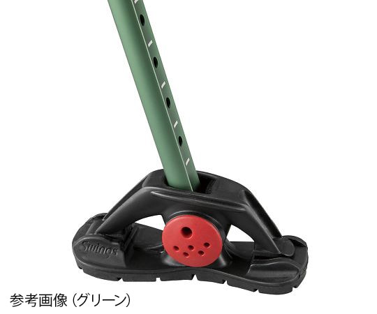 Dynamo 歩きやすいステッキ (ビッグフットタイプ) BigFootCane Black 1本 (ご注文単位1本) 【直送品】