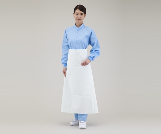 船橋 抗菌エプロン (腰下) LAF-610 1枚 (ご注文単位1枚) 【直送品】