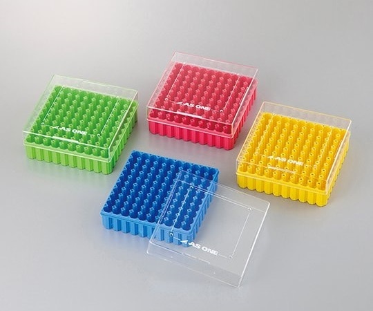 アズワン アズラボフリーズボックス (赤・黄・緑・青) 4個入90-9210 1袋 (ご注文単位1袋) 【直送品】