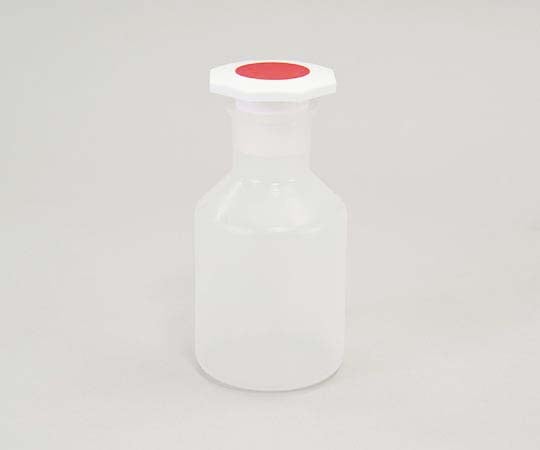 アズワン PP広口試薬瓶 (プラグ栓付) 250mLWPRB250 1個 (ご注文単位1個) 【直送品】