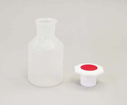 アズワン PP広口試薬瓶 (プラグ栓付) 250mLWPRB250 1個 (ご注文単位1個) 【直送品】