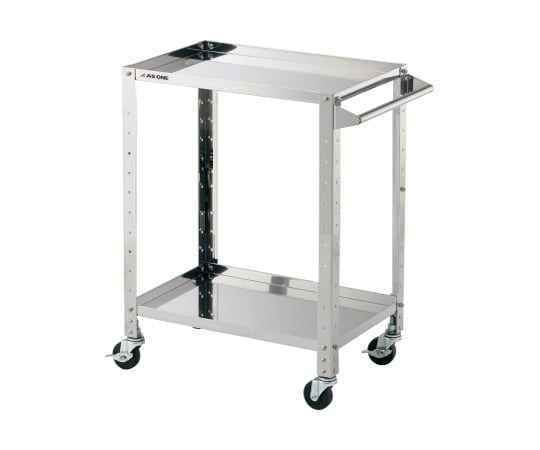 アズワン ステンレスヘビーワゴン 枠付き 2段 1台 (ご注文単位1台) 【直送品】