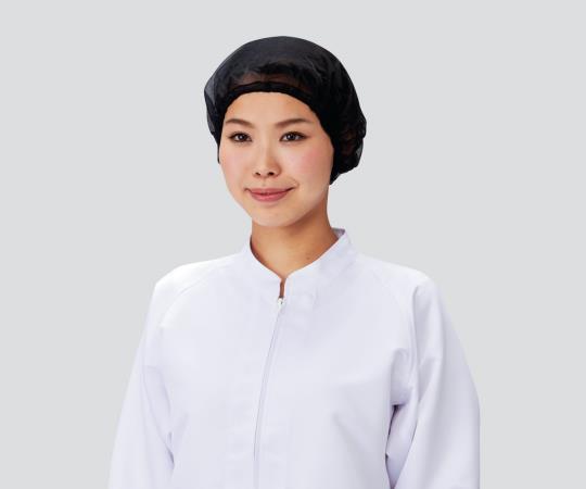 アズワン インナーキャップ 黒ネット 20枚入 丸型 1袋 (ご注文単位1袋) 【直送品】