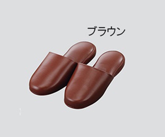 ニッポンスリッパ 抗菌ビニールスリッパ ブラウン348552 1足 (ご注文単位1足) 【直送品】