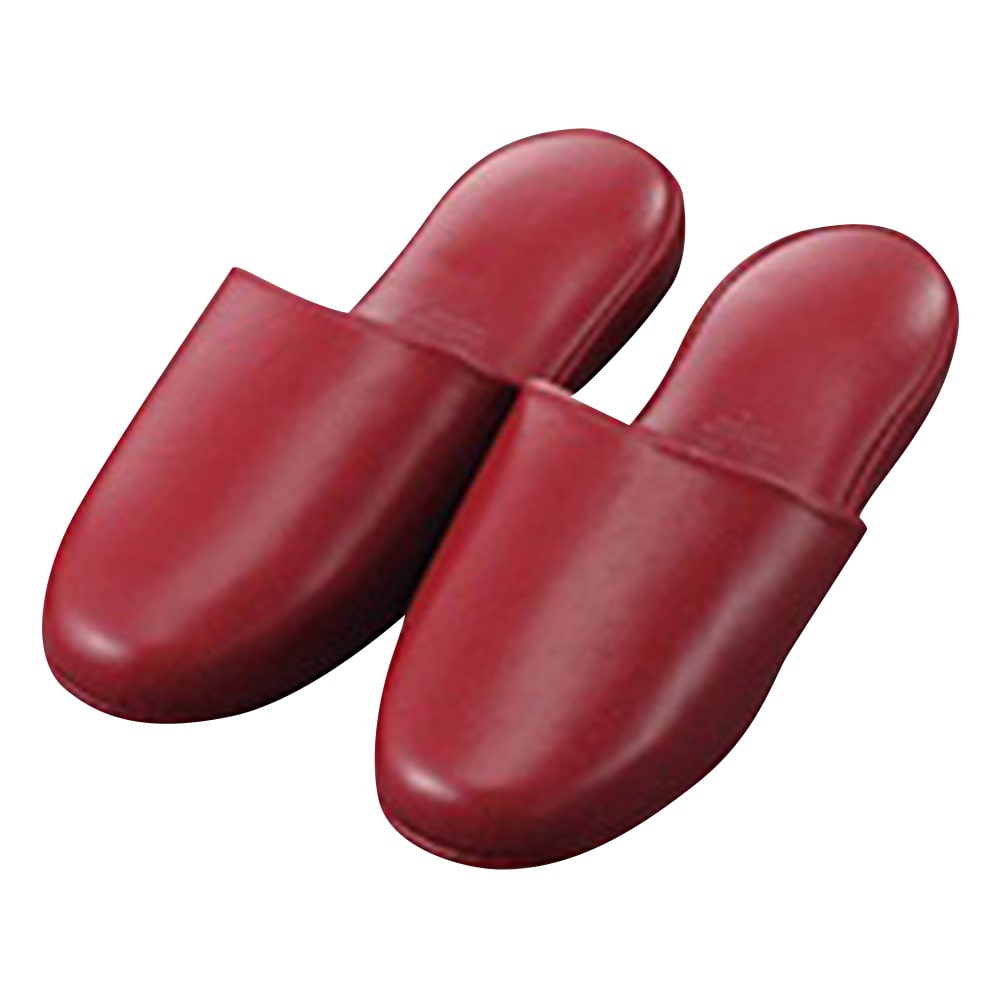 ニッポンスリッパ 抗菌ビニールスリッパ レッド348550 1足 (ご注文単位1足) 【直送品】