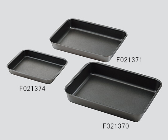 アズワン フッ素コーティング角バット (フラットエッジタイプ) F021369 1個 (ご注文単位1個) 【直送品】