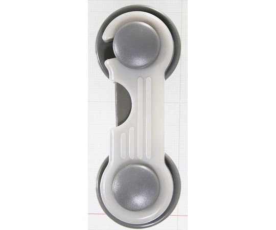 和気産業 開き戸ロック スタンダードタイプ ライトグレーTSL-001 1個 (ご注文単位1個) 【直送品】