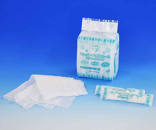 イワツキ ウェットタオルエース スティックタイプ 600×300mm 30本007-70213 1袋 (ご注文単位1袋) 【直送品】