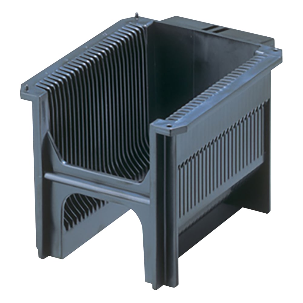 ミライアル ウェハーキャリア (PEEK) 4インチCW-04KE 1個 (ご注文単位1個) 【直送品】