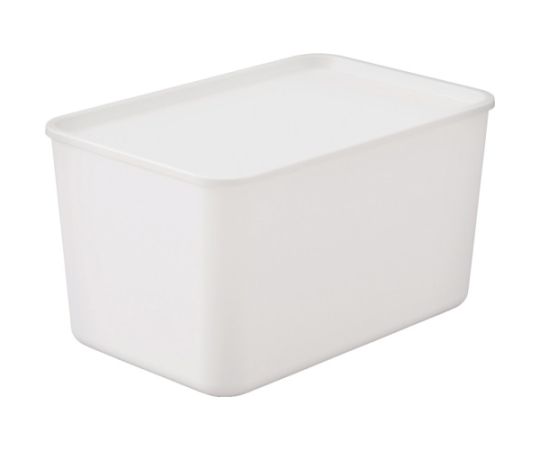 アイリスオーヤマ 288074 フタ付き 積み重ねBOX ホワイトFTB-45D-W 1個 (ご注文単位1個) 【直送品】