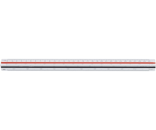 ライオン事務器 三角スケール 土木用No.544 1本 (ご注文単位1本) 【直送品】