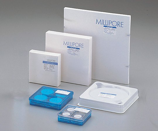 Merck オムニポアTM メンブレン (水系、溶媒系両用) 10μm×φ25mm 100枚入JCWP02500 1箱 (ご注文単位1箱) 【直送品】