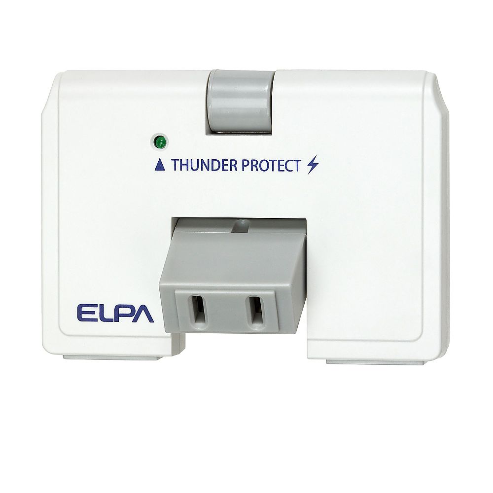 ELPA サージ付3PタップA-362SB (W) 1個 (ご注文単位1個) 【直送品】