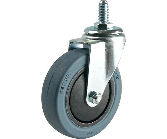 ナンシン 微音キャスターSES-100NRC 1個 (ご注文単位1個) 【直送品】