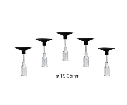 VIRTUAL ピンセット交換チップ VIRTUAL 合成ゴム製ストレート φ19.05mm 1セット (5本入) V8903-KS-5 1セット (ご注文単位1セット) 【直送品】