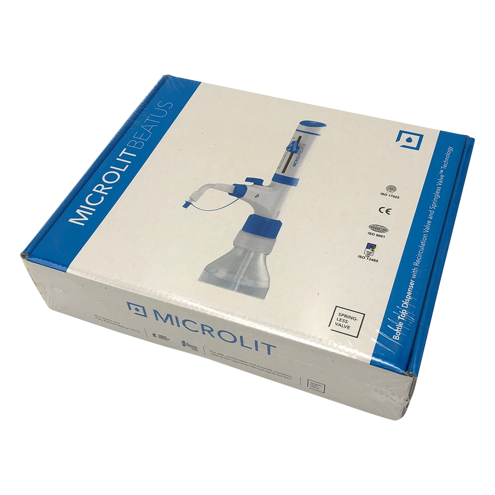 MICROLIT ボトルトップディスペンサー 泡抜き機構付BEAT10 1セット (ご注文単位1セット) 【直送品】