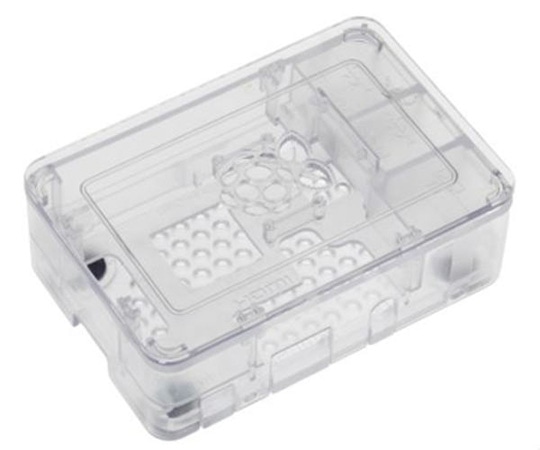 Raspberry Pi Raspberry Pi用ケース (3B+/3B/2B/B+、透明) 167-7048 1個 (ご注文単位1個) 【直送品】