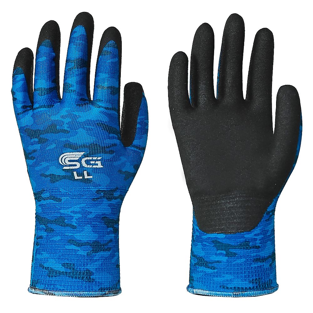 東和コーポレーション SG-A002 (迷彩ブルー) LLSG-A002-LL 1双 (ご注文単位1双) 【直送品】