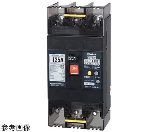 テンパール工業 漏電遮断器 125A W2 200-415V123EC12W24 1個 (ご注文単位1個) 【直送品】