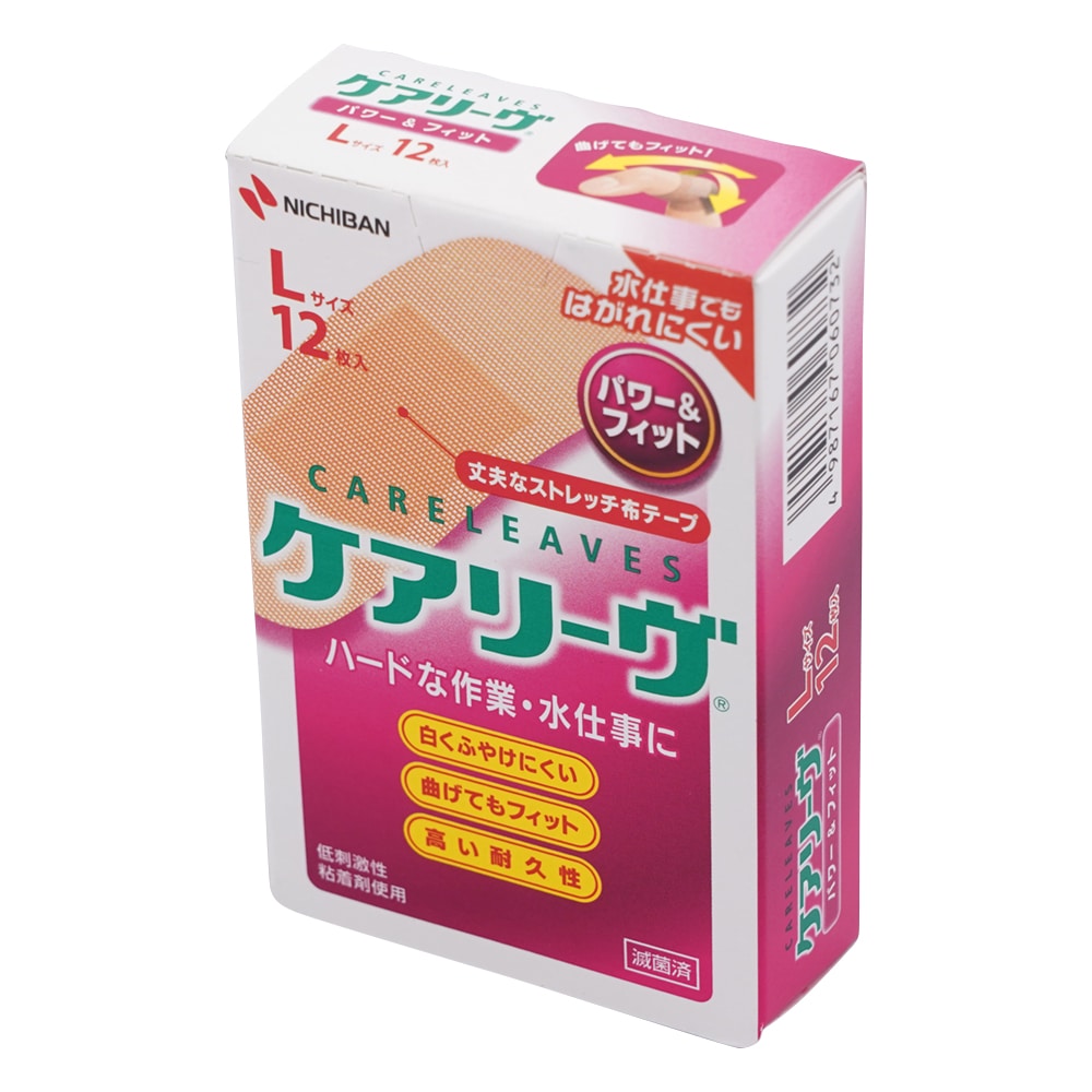 ニチバン ケアリーヴ パワー&フィット L 12枚入CLP12L 1個 (ご注文単位1個) 【直送品】
