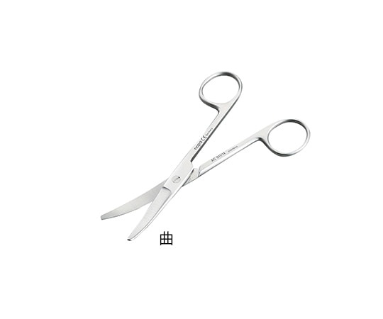 nopa 外科剪刃 両鈍 曲 全長145mmRDSCC145 (AC011/14) 1本 (ご注文単位1本) 【直送品】