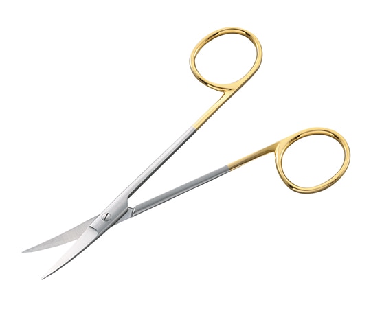 アズワン TCアイリス剪刀 (超鋼チップ付) 反 115mm05-056-115 1本 (ご注文単位1本) 【直送品】