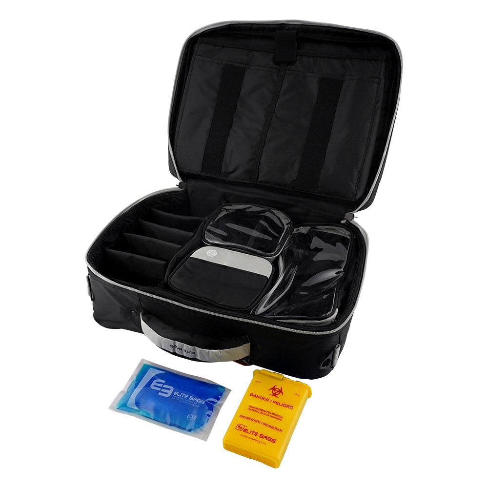 エリートバッグ 訪問看護用3ウェイバッグ プラクティス ブラックEB00.014 1個 (ご注文単位1個) 【直送品】