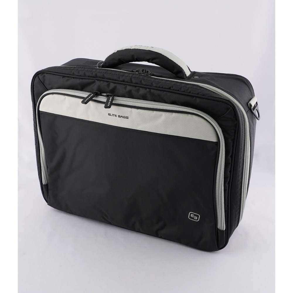 エリートバッグ 訪問看護用3ウェイバッグ プラクティス ブラックEB00.014 1個 (ご注文単位1個) 【直送品】