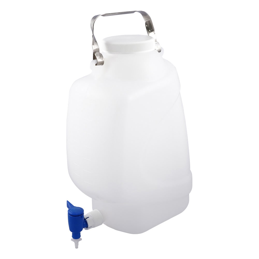 TARSONS 活栓付タテ型タンク (PP製) 10L683250 1本 (ご注文単位1本) 【直送品】