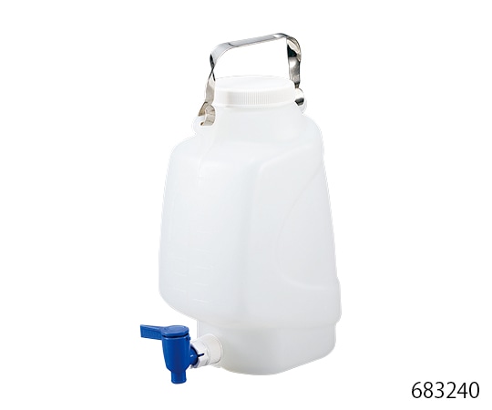 TARSONS 活栓付タテ型タンク (PP製) 20L683260 1本 (ご注文単位1本) 【直送品】