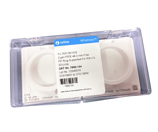 Cytiva (ワットマン) PM2.5用メンブレン 1袋 (50枚入) 7592-104 1袋 (ご注文単位1袋) 【直送品】