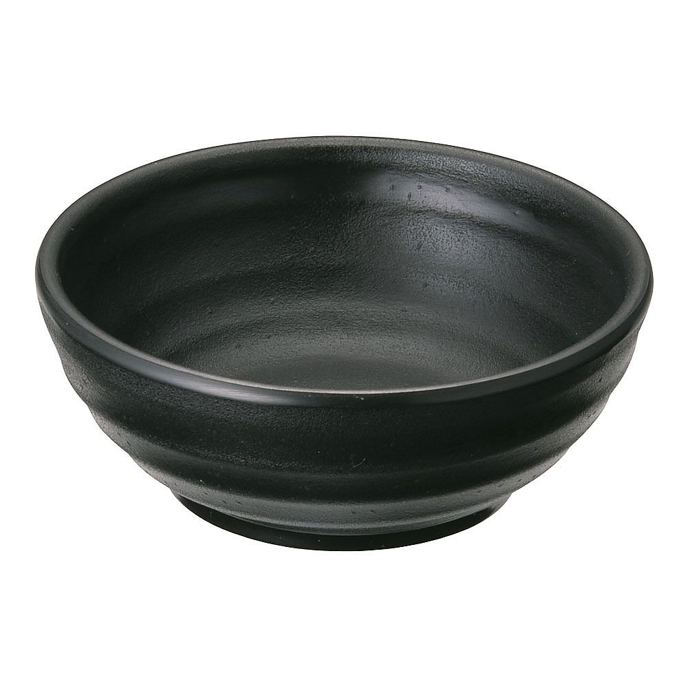 マイン マイン メラミンウェア 黒 小鉢 大M11-140 1個 (ご注文単位1個) 【直送品】