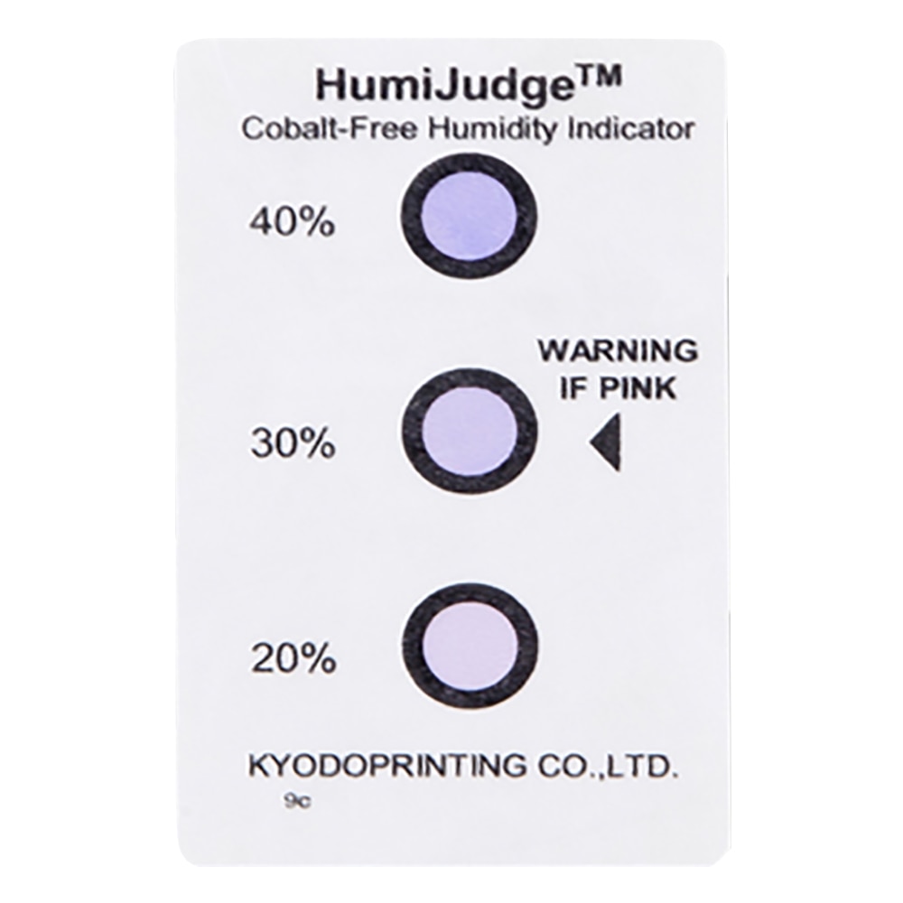 アズワン 湿度インジケータ (ヒューミジャッジ (R) ) 1袋 (500枚入) KP-COF-HIC20、30、40 1袋 (ご注文単位1袋) 【直送品】