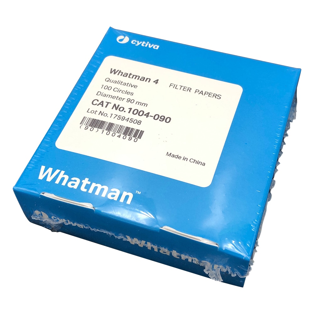Cytiva (ワットマン) 定性濾紙 円形No.4 9.0cm 100枚入1004-090 1箱 (ご注文単位1箱) 【直送品】