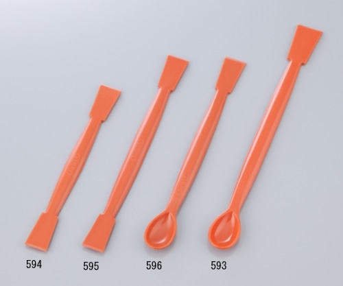アズワン スパーテル ヘラ・スプーン 210mm 1袋 (5本入) 593 1袋 (ご注文単位1袋) 【直送品】