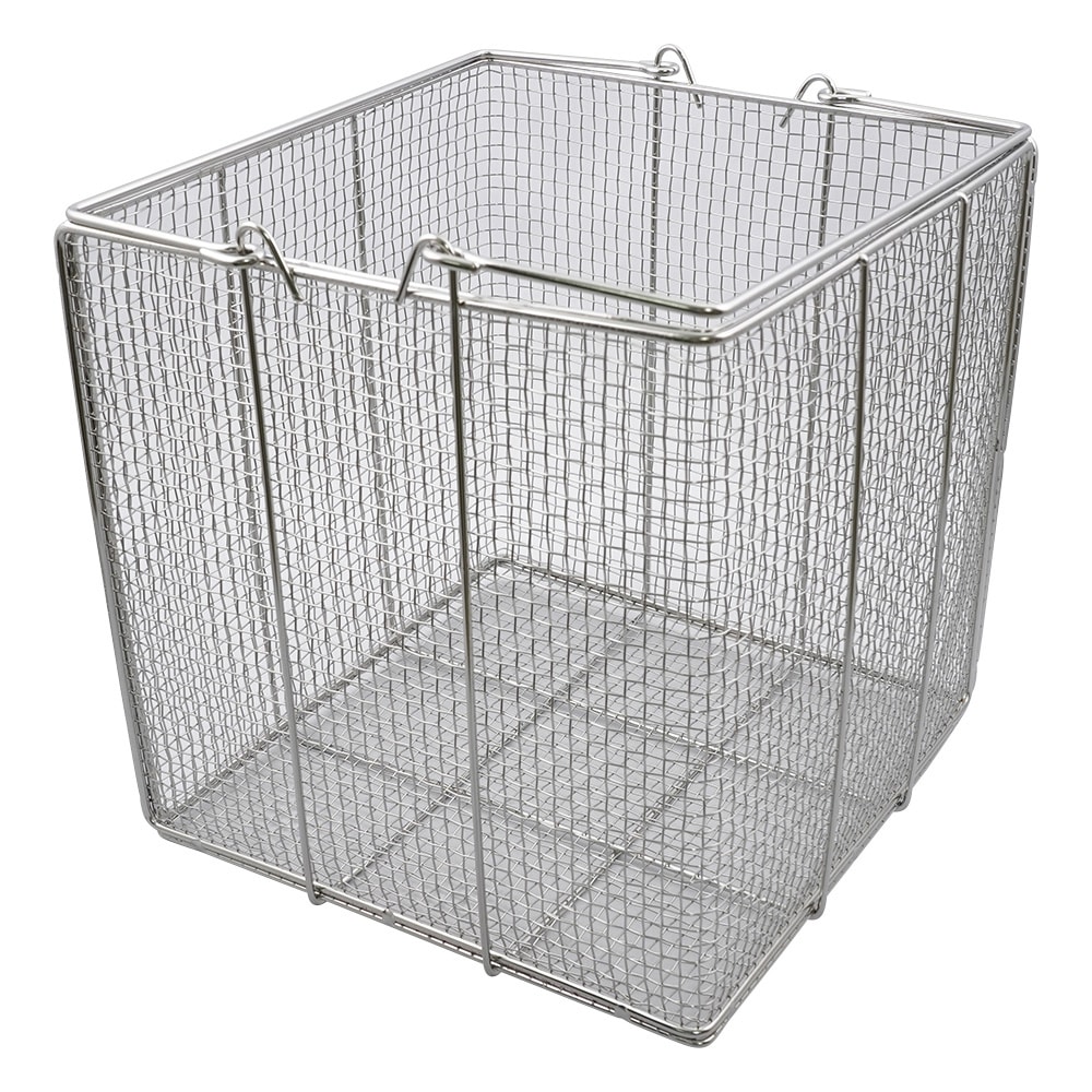 アズワン ステンレス洗浄カゴ 角型特中250 1個 (ご注文単位1個) 【直送品】