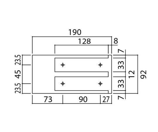神栄ホームクリエイト 住戸室名札 プラスチック製 幅190×高92mm シルバーホワイトSN-2 1個 (ご注文単位1個) 【直送品】