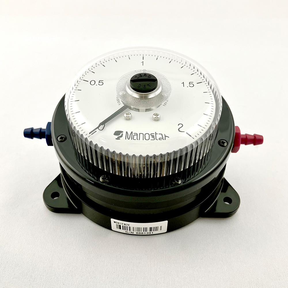 アズワン マノスターゲージ (高性能微差圧計) WO81FN2E 1台 (ご注文単位1台) 【直送品】