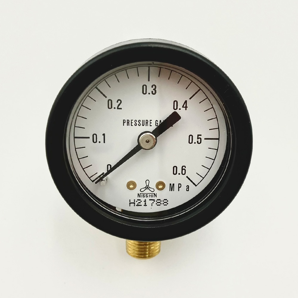 アズワン 小型圧力計A形 φ40 R1/8PA10-40A-R1＿P0.6M 1個 (ご注文単位1個) 【直送品】